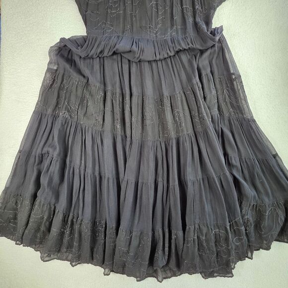 Bila Vintage Sheer Goth Dress – Size Small - Picture 5 of 16